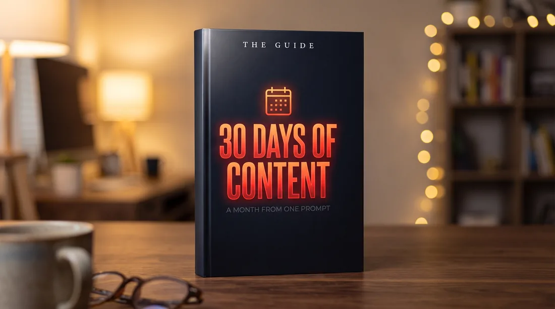 30 Days of Content cover