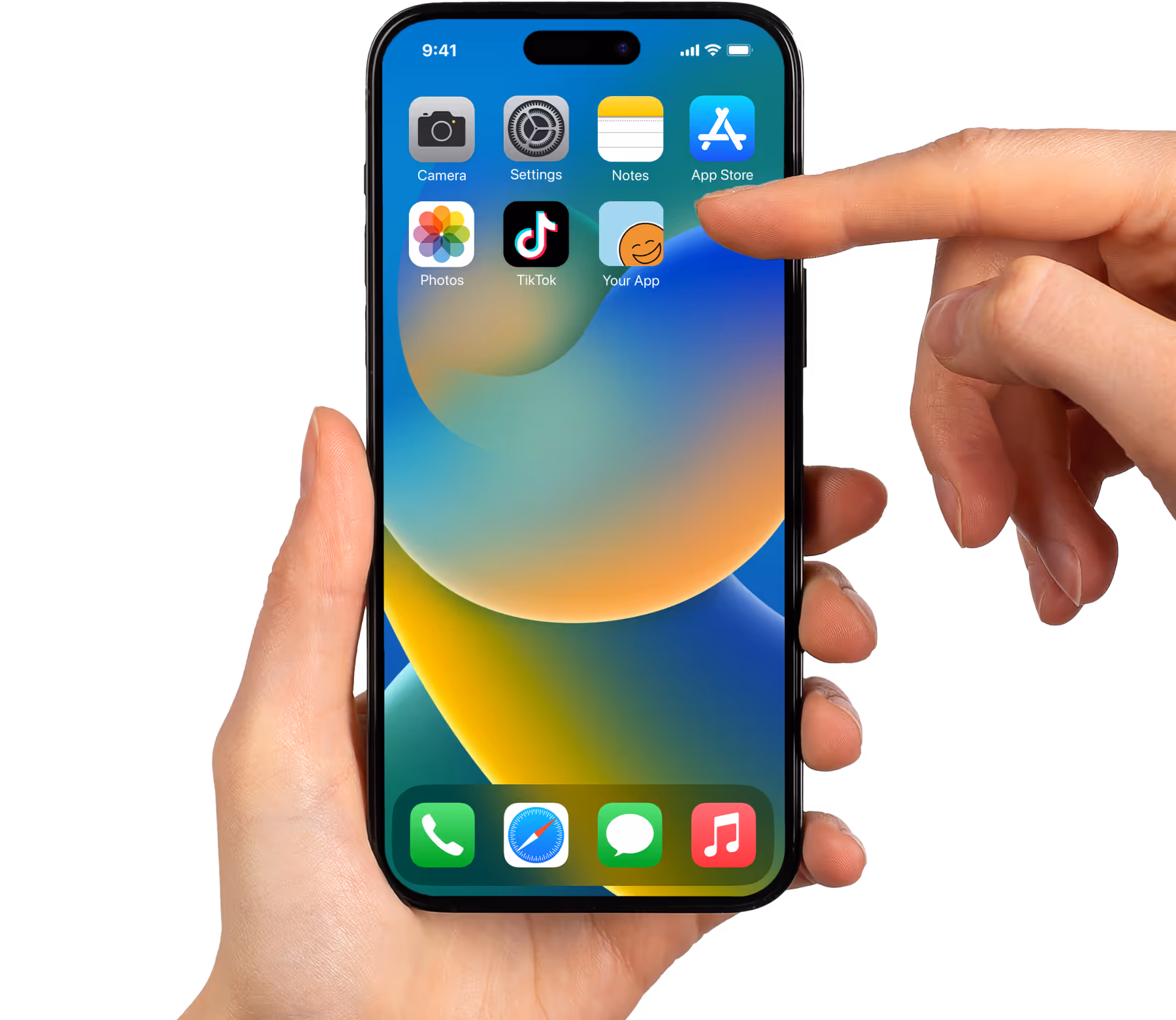 Step 3: your icon on their home screen